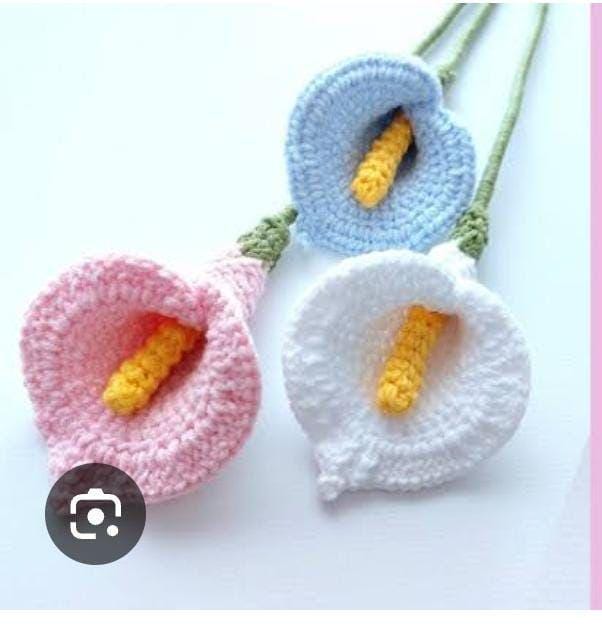 Crochet Flowers Handmade Gift