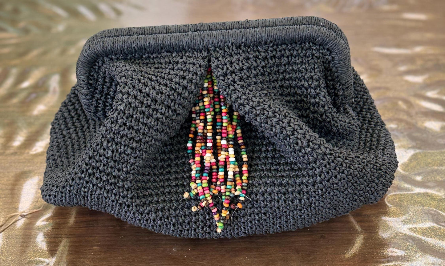 Custom Handmade Crochet Clutch Bag | Boho Evening Handbag | Gift for Her