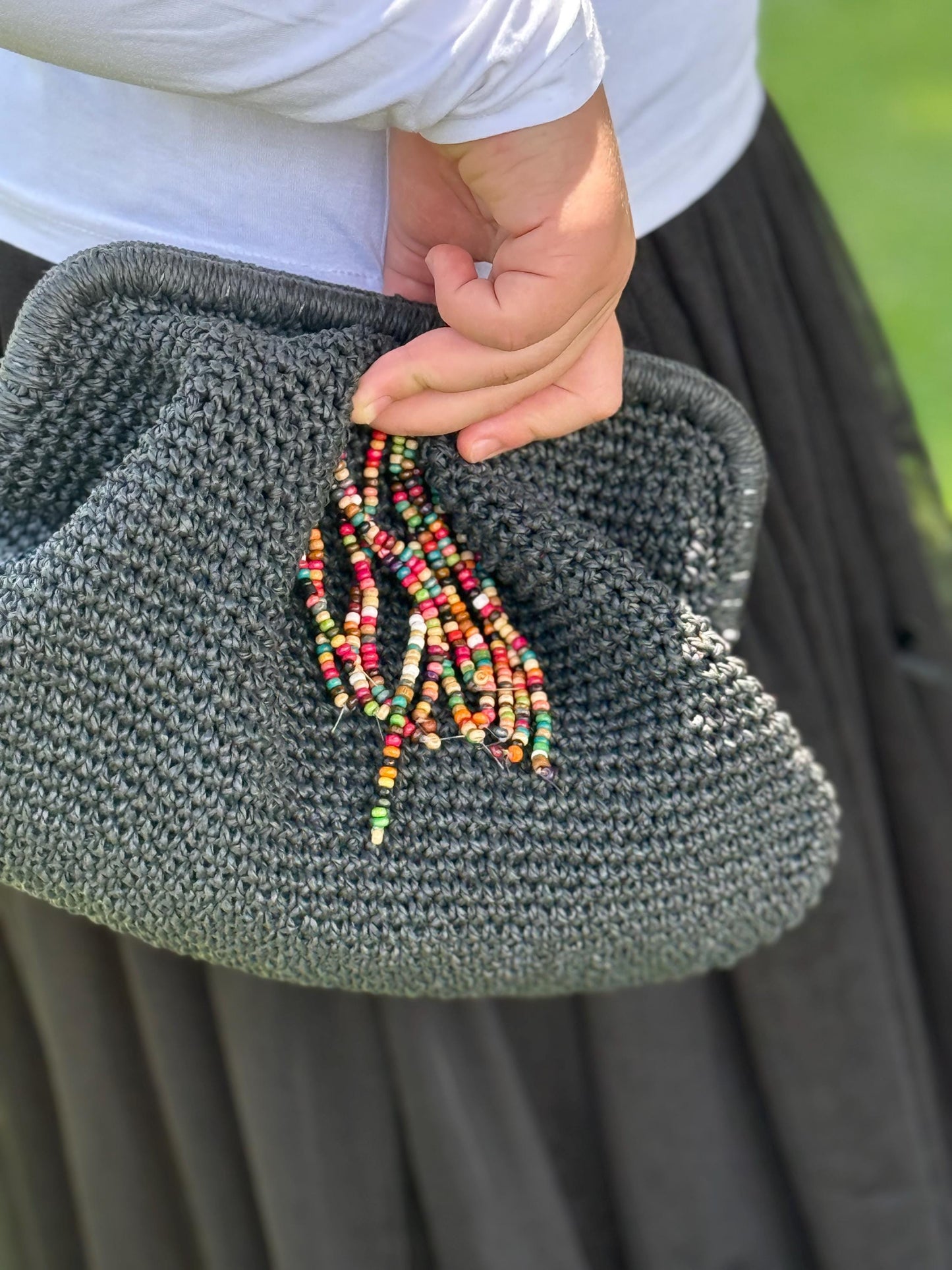 Custom Handmade Crochet Clutch Bag | Boho Evening Handbag | Gift for Her