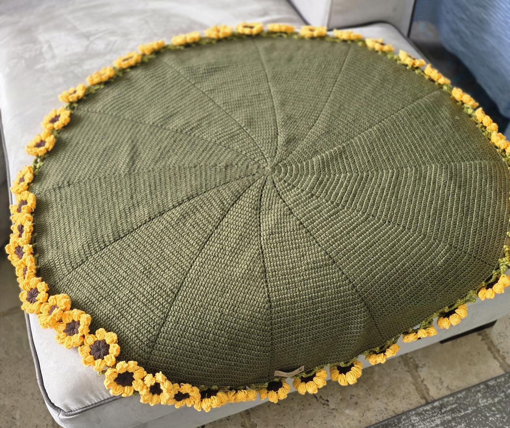 Handmade crochet bouquet throw – South African seller