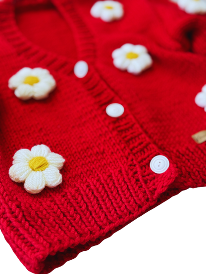 Handmade Daisy Cardigan SA