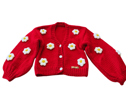 Handmade Daisy Cardigan SA