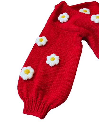 Handmade Daisy Cardigan SA