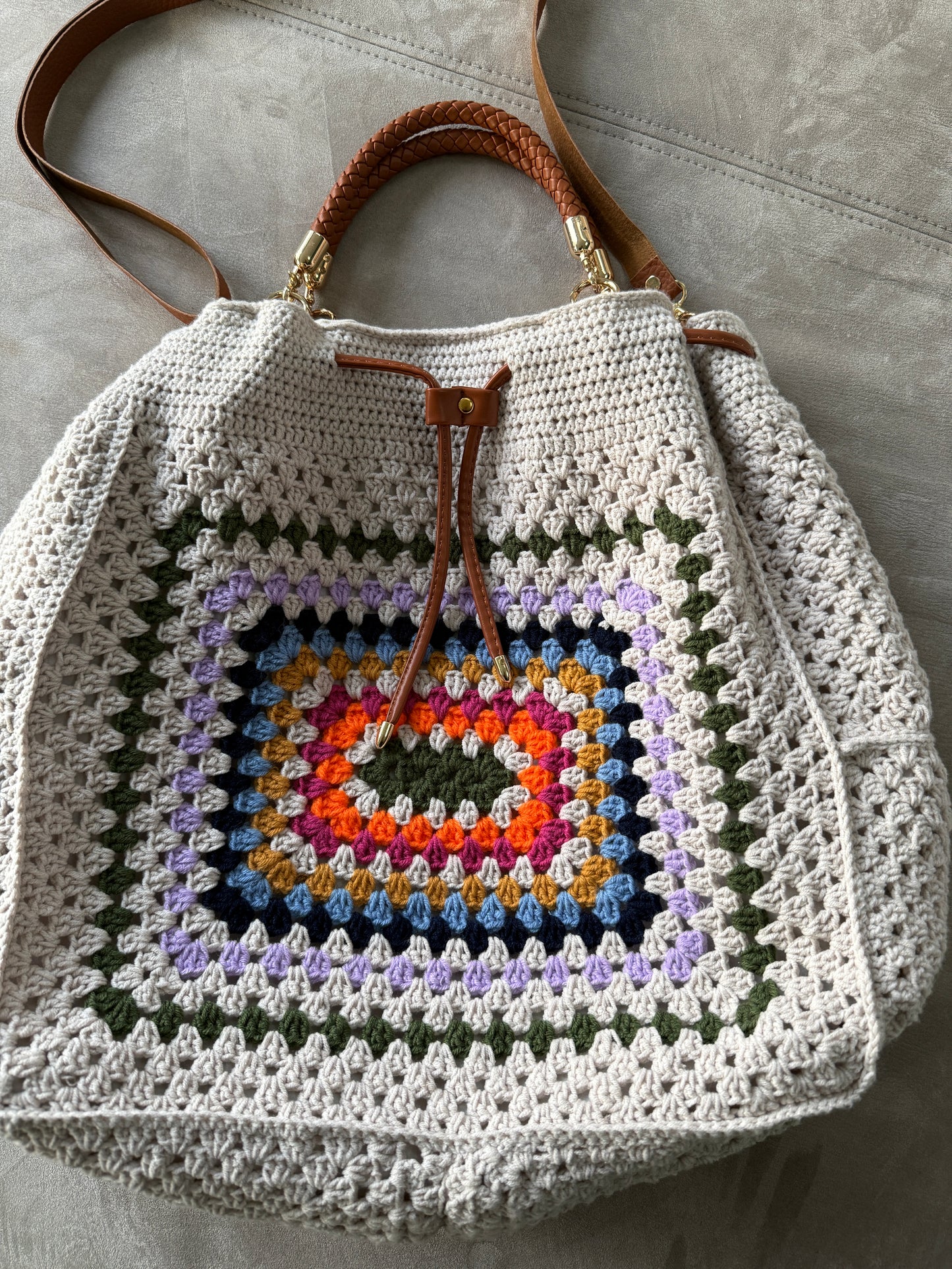 Carry All Drawstring Handbag