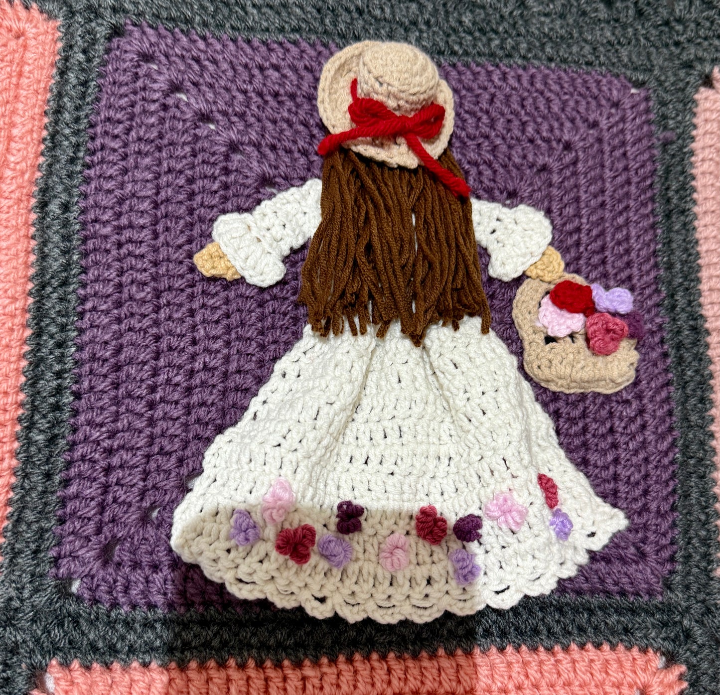 Whimsical Crochet Storybook Blanket
