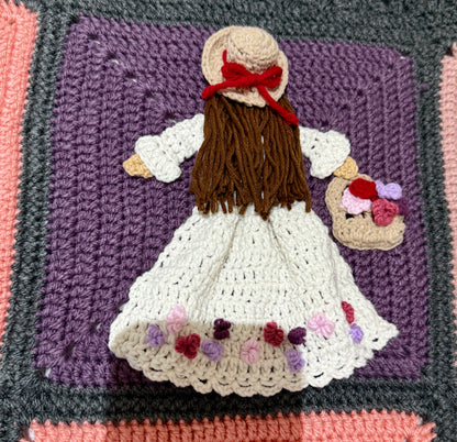 Whimsical Crochet Storybook Blanket
