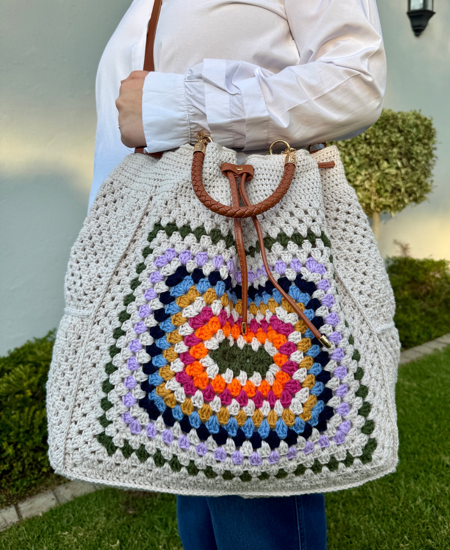 Carry All Drawstring Handbag