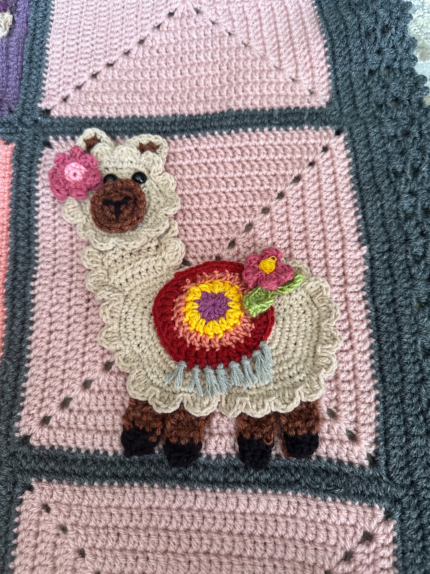 Whimsical Crochet Storybook Blanket