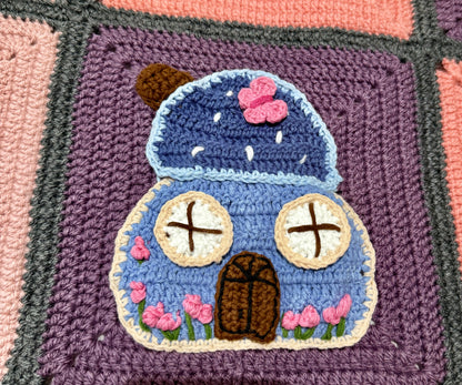 Whimsical Crochet Storybook Blanket