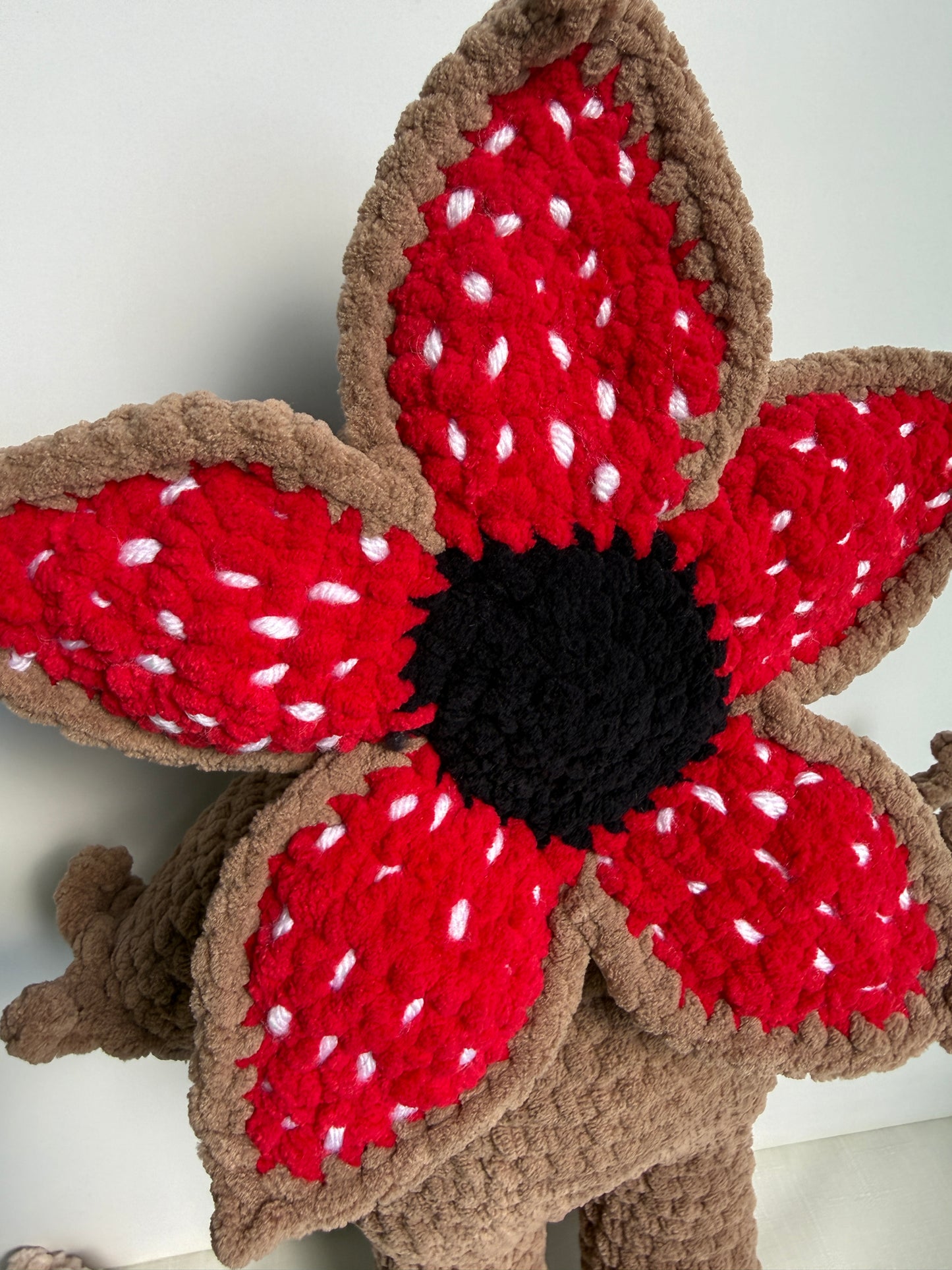 Demogorgon-Inspired Crochet Flower Monster Plush