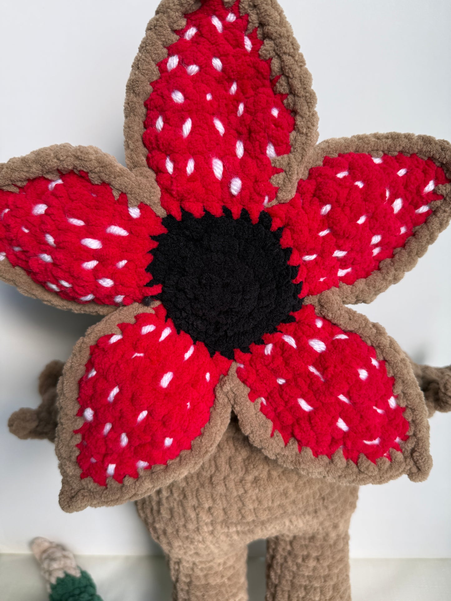 Demogorgon-Inspired Crochet Flower Monster Plush