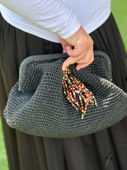 Custom Handmade Crochet Clutch Bag | Boho Evening Handbag | Gift for Her