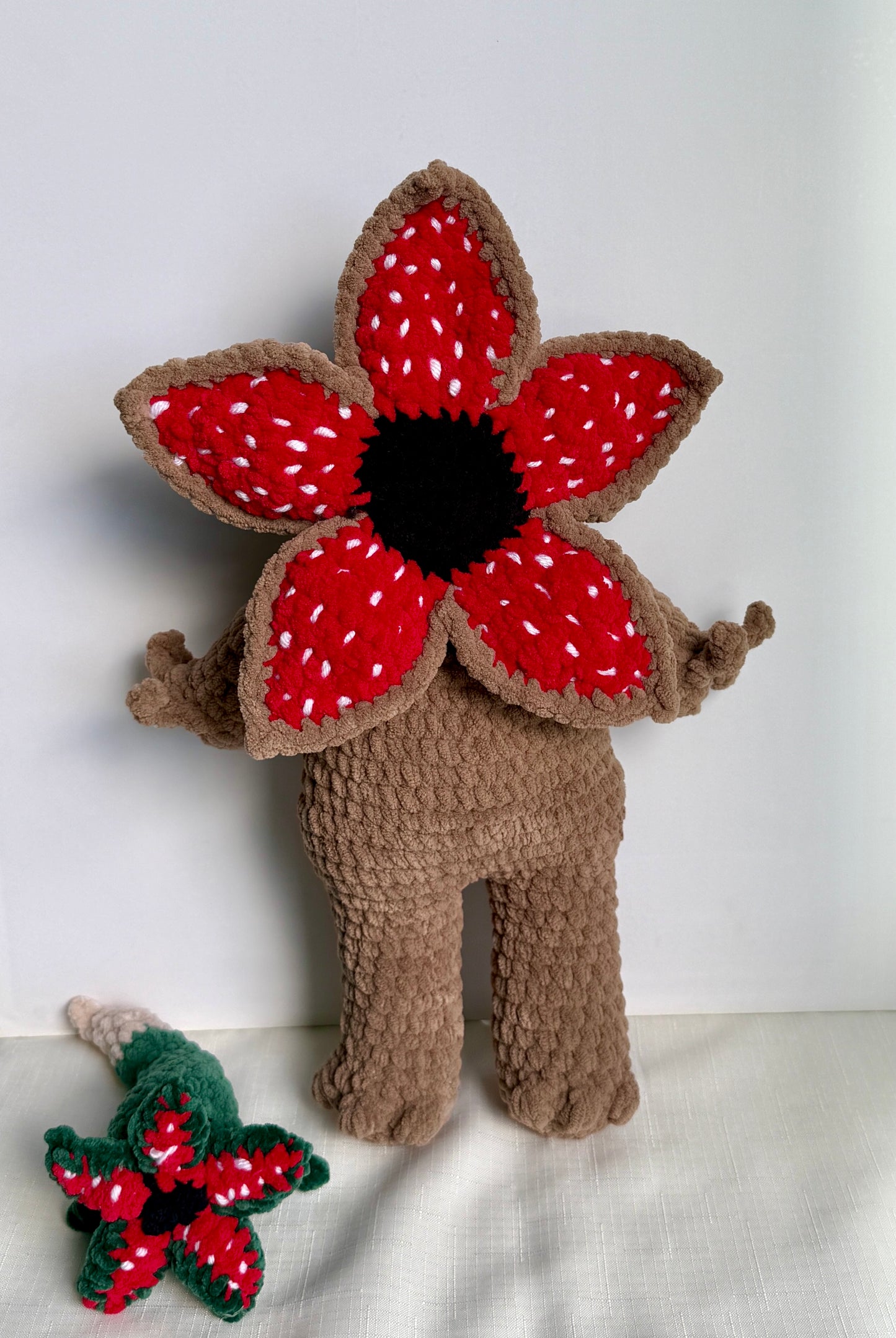 Demogorgon-Inspired Crochet Flower Monster Plush