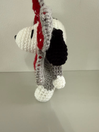Demogorgon & Snoopy Inspired Crochet Flower Plush – Handmade Stranger Things Style Doll