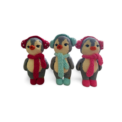 Handmade Velvet Penguin Plushie: Customizable Amigurumi Toy,Christmas Gifts for Kids