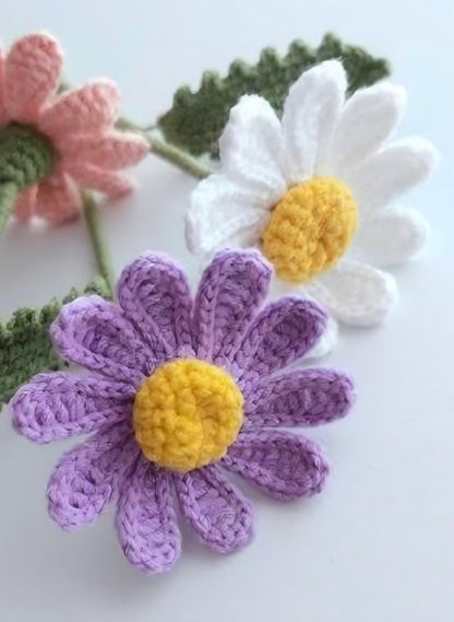 Handmade Crochet Flowers: Unique Home Decor Arrangement