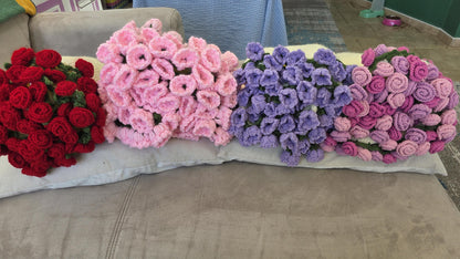 Handmade Crochet Flower Blanket: 3D Floral Bouquet Throw,Gift for Her, Unique Home Decor, Up to 200 cm Sizes Available,Christmas Gift