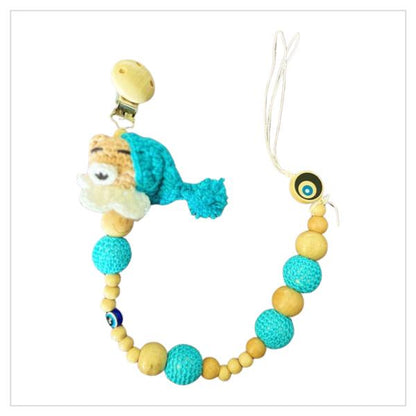 Handmade Baby Gift Set Personalized Dummy Chain,Rattle Toy and Snuggler