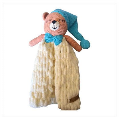 Handmade Baby Gift Set Personalized Dummy Chain,Rattle Toy and Snuggler