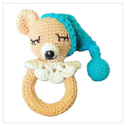 Handmade Baby Gift Set Personalized Dummy Chain,Rattle Toy and Snuggler