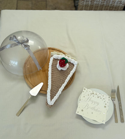 Crochet Cake Slice Blanket: Handmade Dessert Throw - Strawberry, Cherry, Oreo, Floral