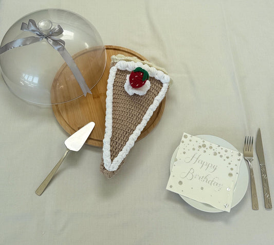 Crochet Cake Slice Blanket: Handmade Dessert Throw - Strawberry, Cherry, Oreo, Floral