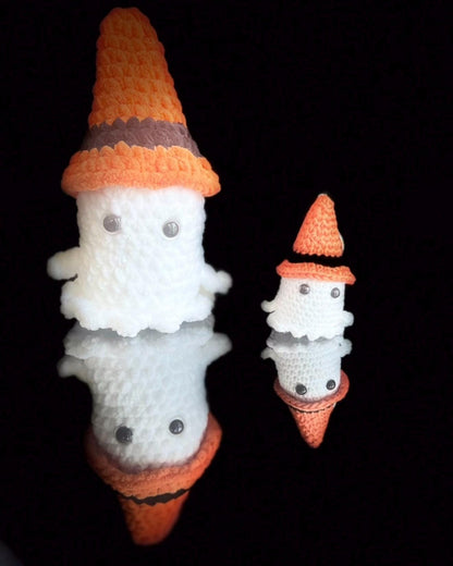 Handmade Crochet Halloween Set:Fall Decor, Plush Pumpkins, Ghost, Spider Bag & Keychain