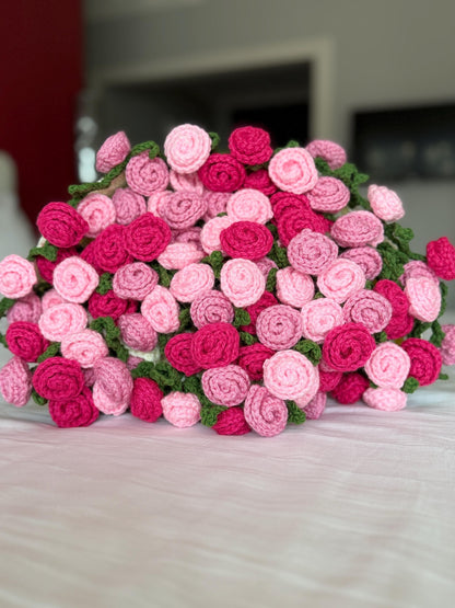 Handmade Crochet Flower Blanket: 3D Floral Bouquet Throw,Gift for Her, Unique Home Decor, Up to 200 cm Sizes Available,Christmas Gift