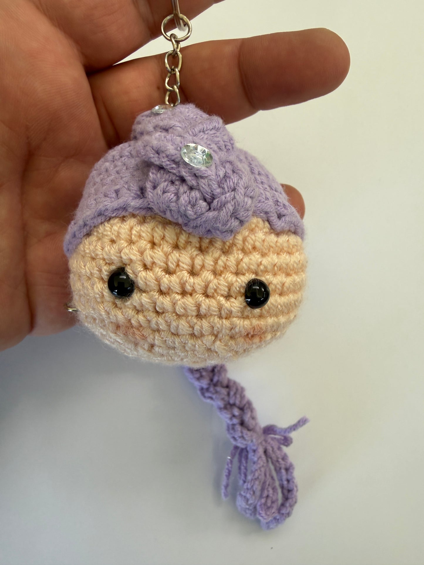 Huntrix Girls Keychain Set • K-Pop Demon Hunters Plush Bag Charm • Handmade Crochet SA