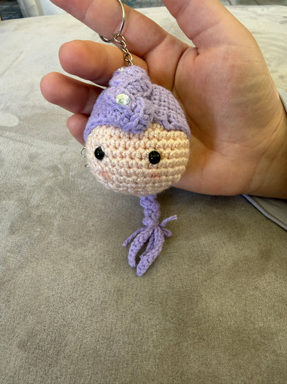 Huntrix Girls Keychain Set • K-Pop Demon Hunters Plush Bag Charm • Handmade Crochet SA