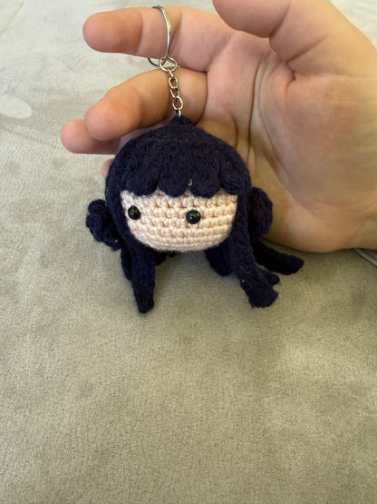 Huntrix Girls Keychain Set • K-Pop Demon Hunters Plush Bag Charm • Handmade Crochet SA